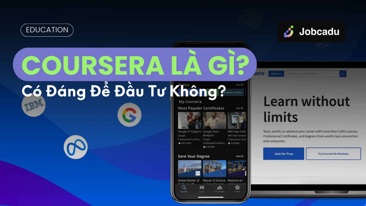 Thumbnail for Coursera Là Gì? Có Đáng Để Đầu Tư Không?