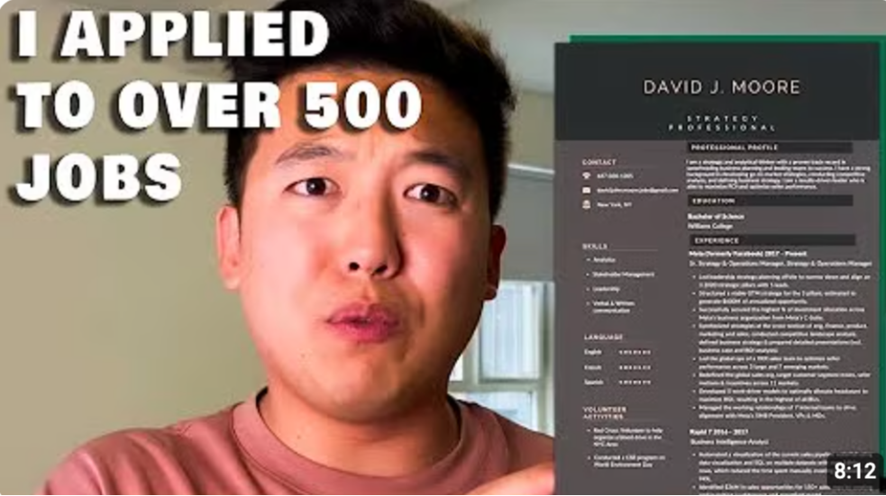 Thumbnail for Applied to 500 Jobs: Uncovering What Recruiters Truly Value 