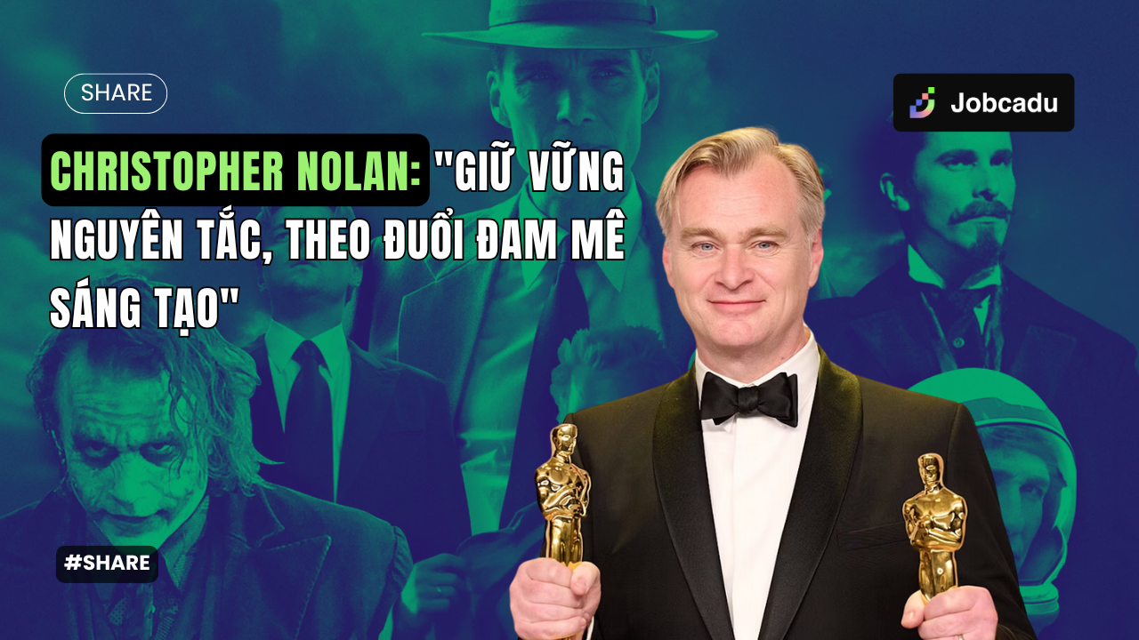 Thumbnail for Nhà làm phim hàng đầu thế giới Christopher Nolan: "Giữ vững nguyên tắc, theo đuổi đam mê sáng tạo"