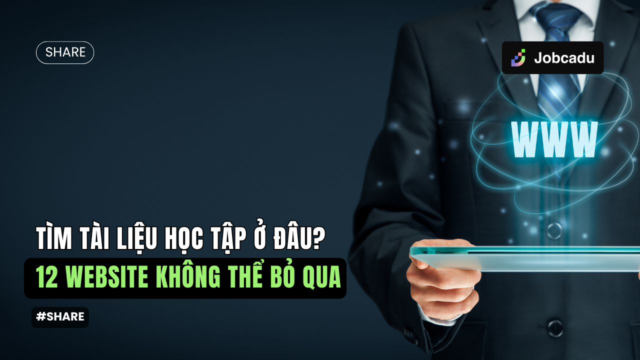 Thumbnail for Tìm tài liệu học tập ở đâu? 12 website không thể bỏ qua