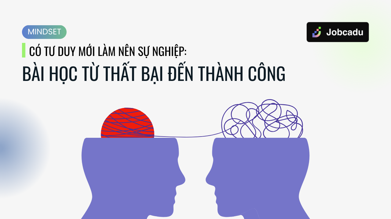 Thumbnail for Có Tư Duy Mới Làm Nên Sự Nghiệp: Bài Học Từ Thất Bại Đến Thành Công