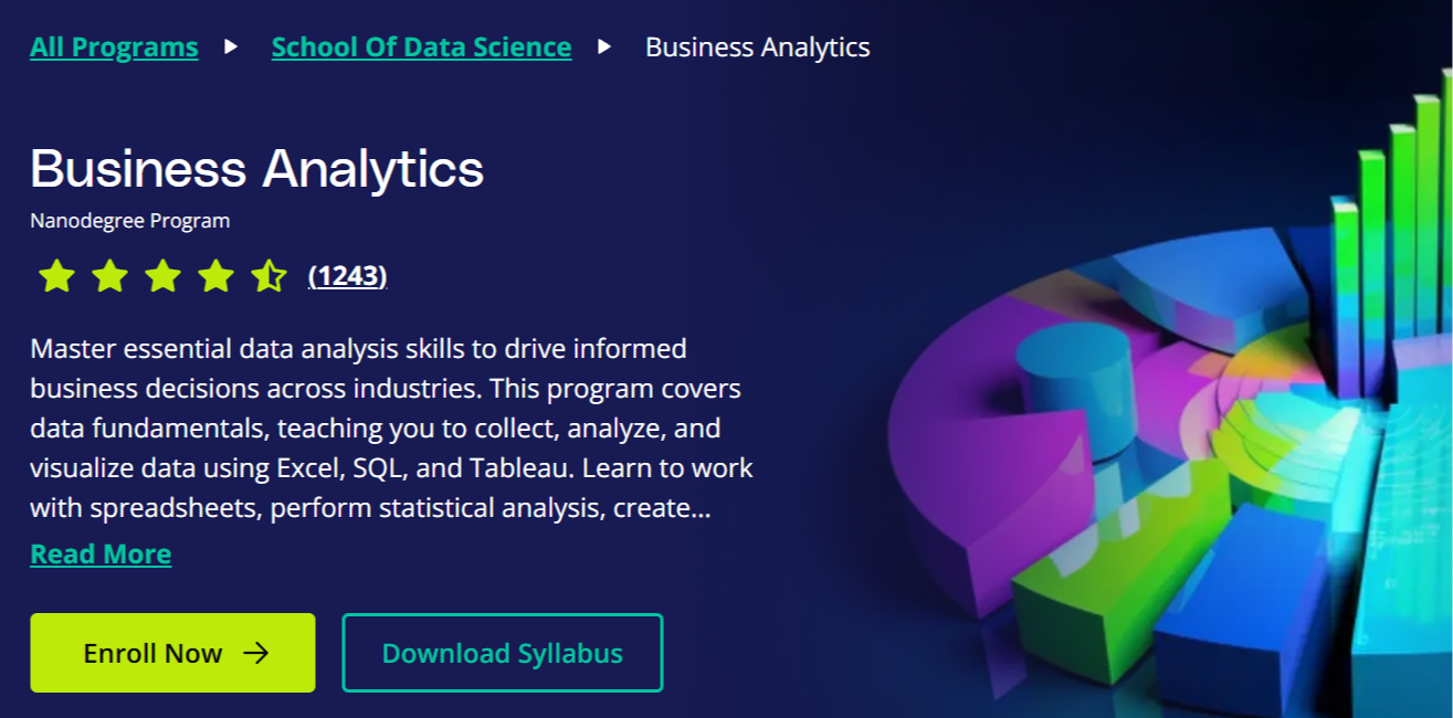 Business Analytics (Nanodegree Program)