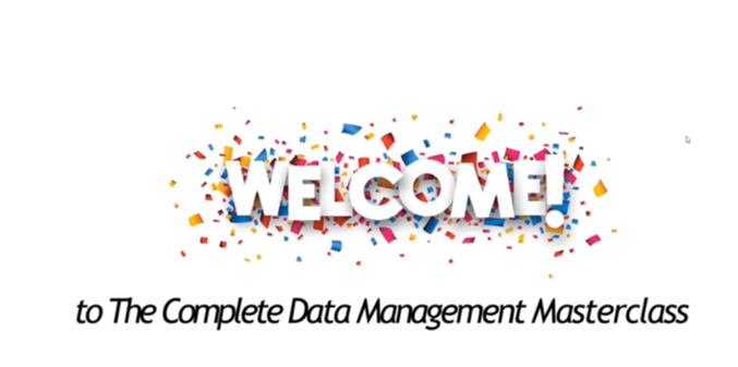 Data Management Masterclass - The Complete Course | Education Details