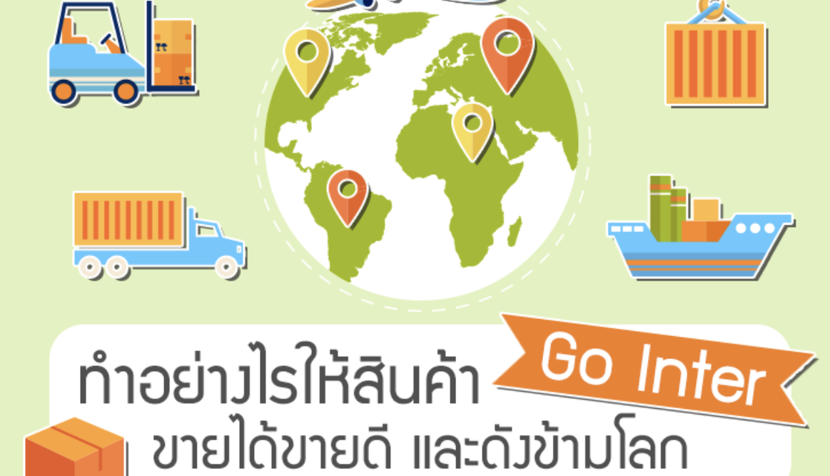 ทำอย่างไรให้สินค้า Go Inter ขายได้ขายดี และดังข้ามโลก